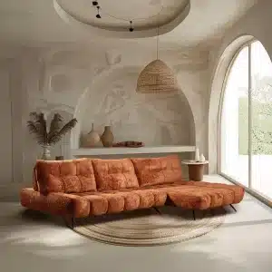 TIMON - Canapé composable avec dossiers avance recule