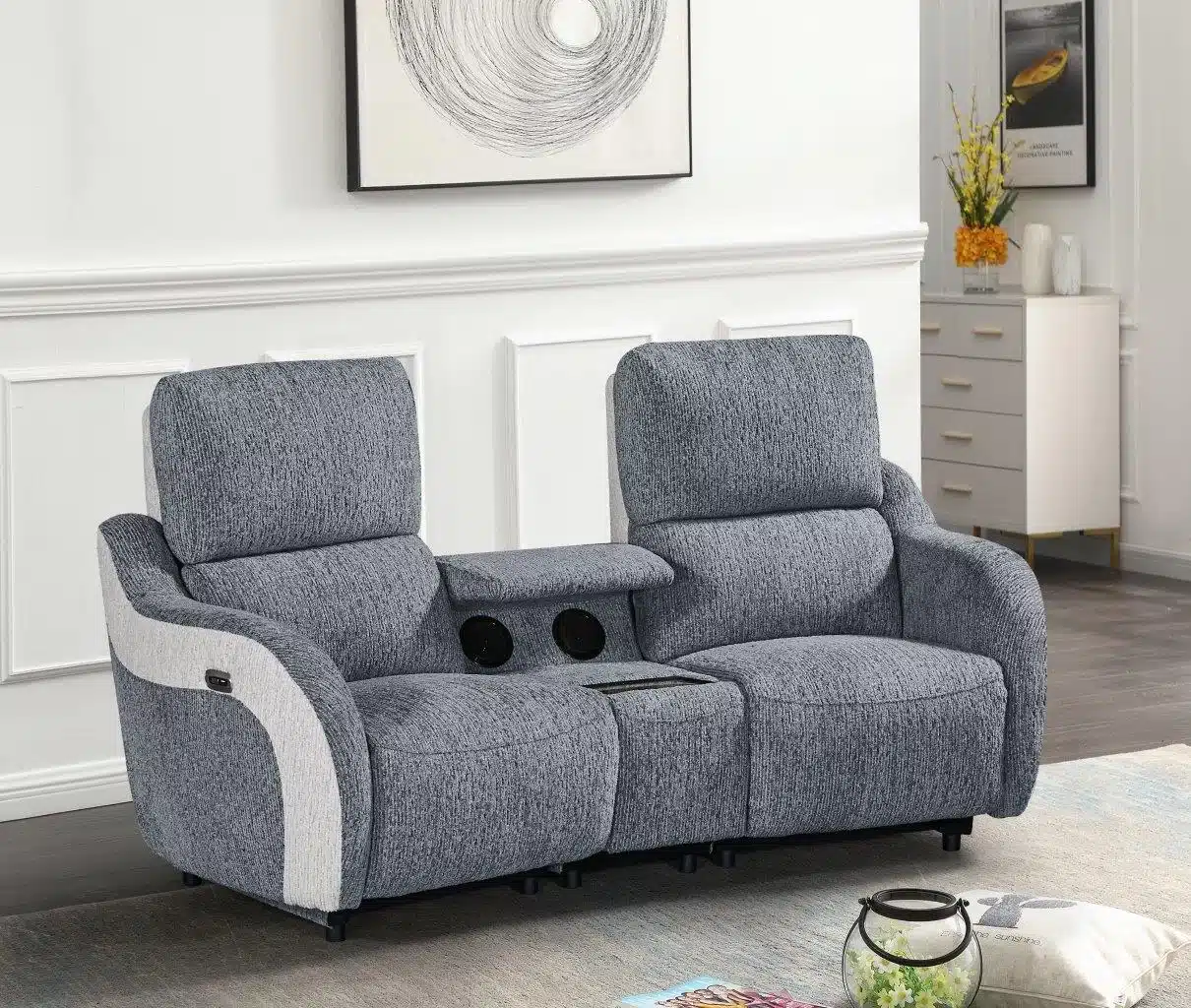 ELOWEN - Canapé 3 places relax électrique – Image 2