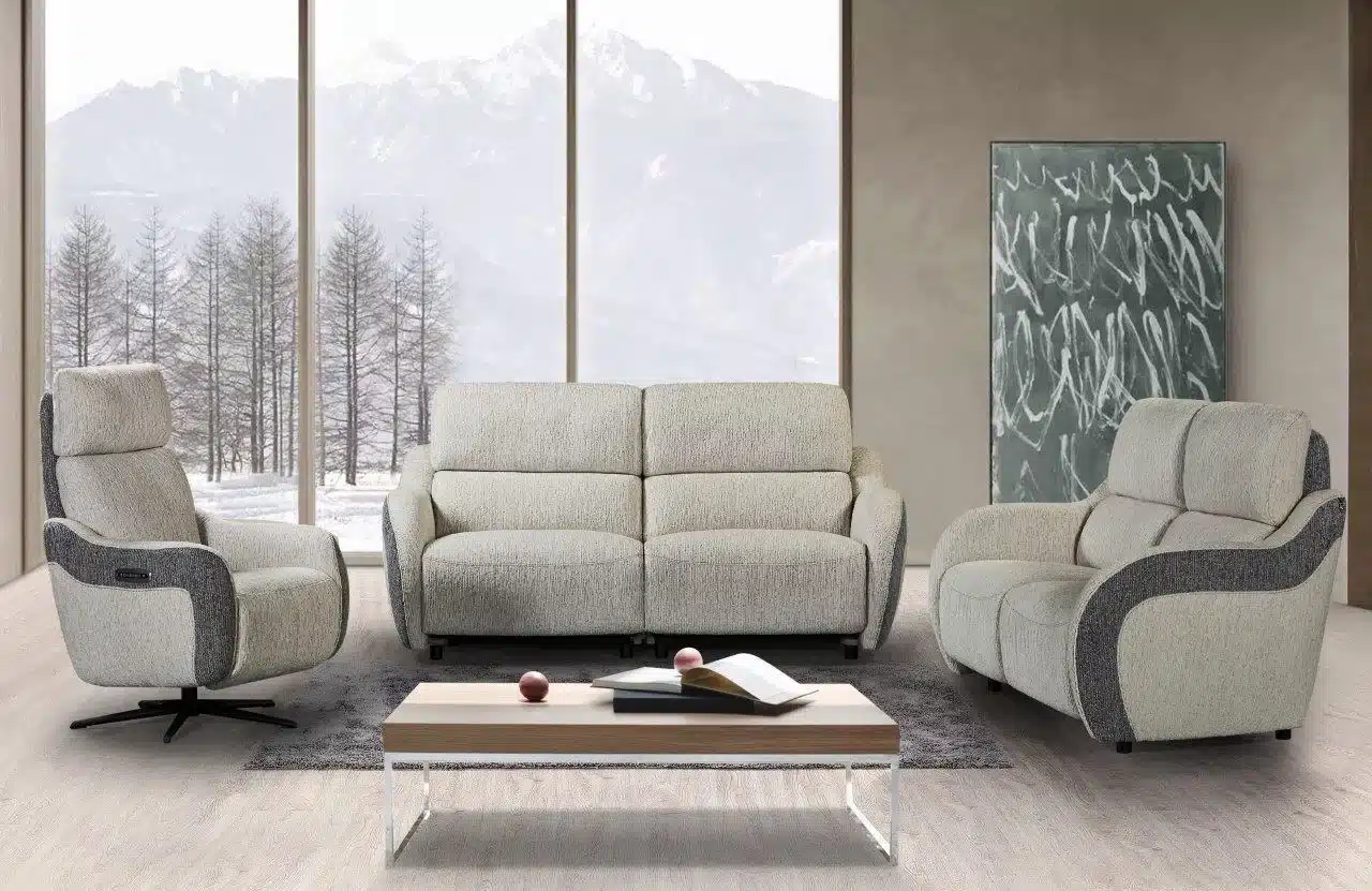 ELOWEN - Canapé 3 places relax électrique – Image 8