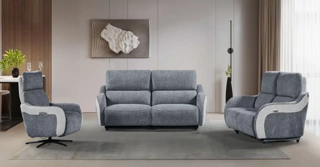 ELOWEN - Canapé 3 places relax électrique – Image 3